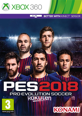 скачать бесплатно Pro Evolution Soccer PES 2018 XBOX 360 торрент